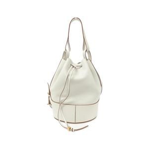 Loewe Balloon Bag Large Shoulder Bag Calf Soft White Gold Metal Fittings